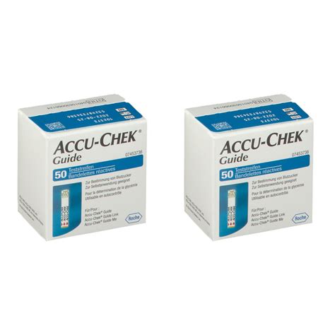 Accu Chek Guide Bandelettes R Actives X Pc S Redcare Pharmacie