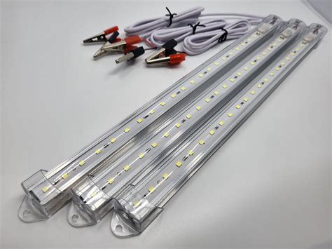 Listwa Led Lampa Meblowa 30 60 90cm 12V BIAŁA ZIMNA z włącznikiem Oledowani