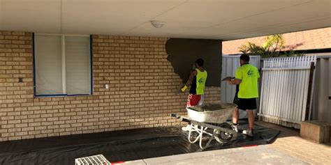 Render Sand Finish Proset Plastering Perth WA