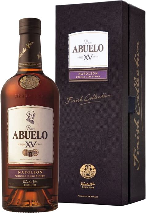 Ron Abuelo Añejo Xv Años Napoleon Cognac Cask Finish 40 Vol 07 L