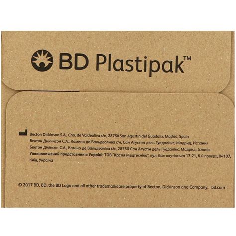 BD Plastipak Tuberkulinspritze 1 ml ohne Kanüle 120 Stück PZN