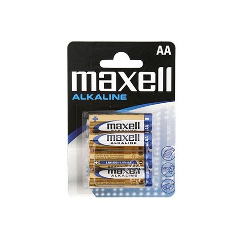 AA R6 LR06 1 5V Maxell Alkaline Battery 4 Pcs Kamami On Line Store