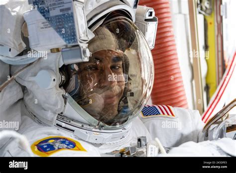 Nasa Astronaut Raja Chari Is Pictured Inside The U S Quest Airlock