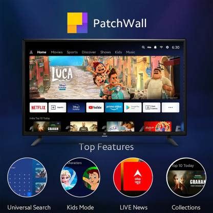 Mi Led Tv C Inch With Android Tv Patchwall Ui Launched In India