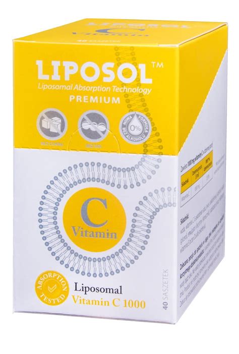 Liposol Liposomalna Witamina C Mg Saszetek Aliness Cena