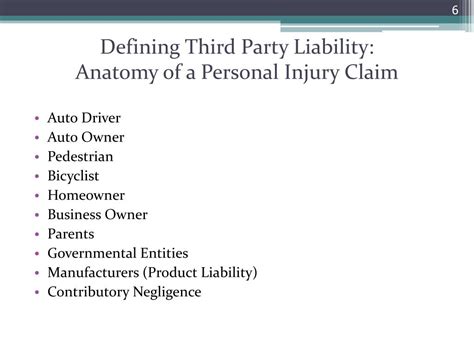 Ppt Third Party Liability Liens And Workers Compensation Powerpoint