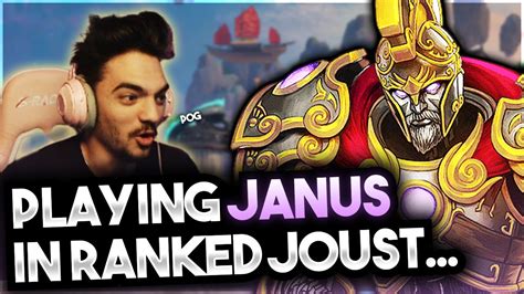 I Played Janus In Ranked Joust Yes Yes I Did Ranked Joust Smite Youtube