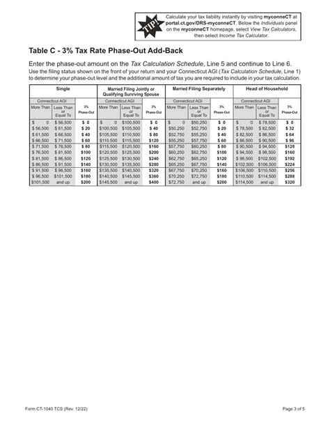 Form Ct 1040 Tcs Download Printable Pdf Or Fill Online Tax Calculation Schedule 2022