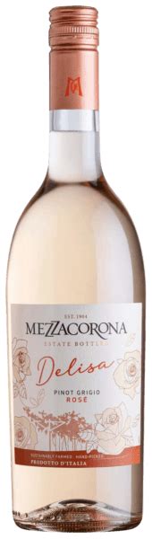 2021 Mezzacorona Delisa Pinot Grigio Rosé Vivino US