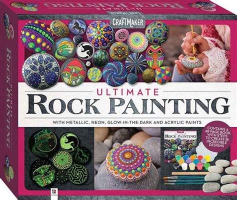 Buy Craftmaker Ultimate Rock Painting Kit At Mighty Ape Nz