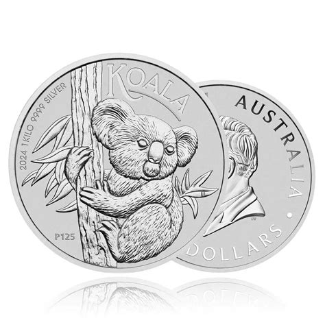 Kg Silver Coin Koala Perth Mint Ainslie Bullion