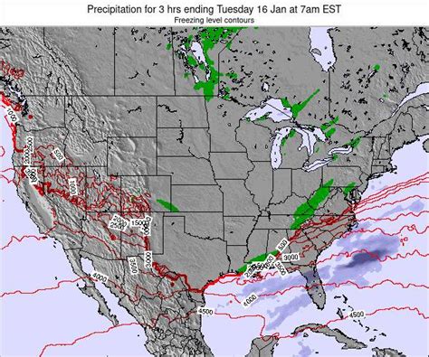 United States Precipitation For 3 Hrs Ending Saturday 08 Apr At 8pm Edt