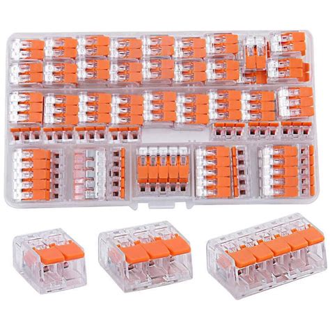 75pcs 221 Electrical Connector Wire Block Clamp Terminal Cable 235way Hot Au Ebay