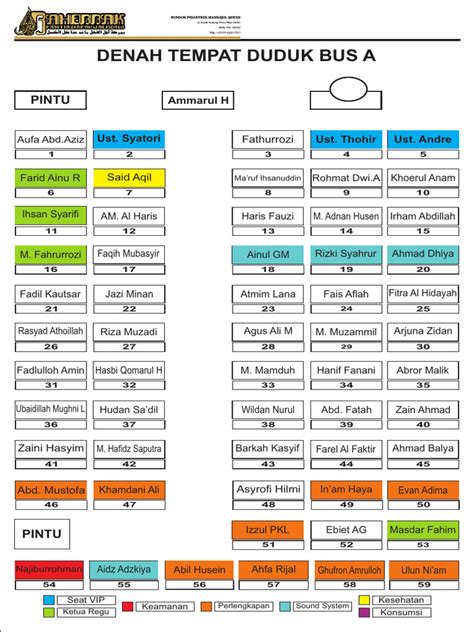 Denah Bus Ziarah Pdf