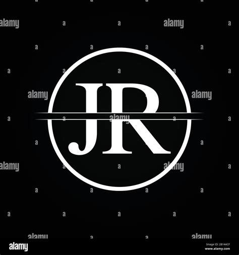 Jr Letter Type Logo Design Vector Template Abstract Letter Jr Logo