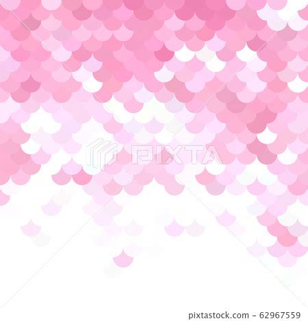 Pink Roof Tiles Pattern Creative Design Templates Stock Illustration