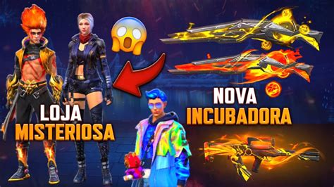 SKINS LOJA MISTERIOSA DEZEMBRO DIAMANTE ROYALE PRÓXIMA INCUBADORA