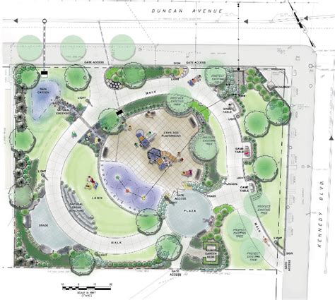 Boyd Mc Guiness Park Parking Design Landscape Architecture Design