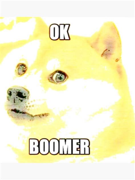 Ok Boomer Meme Sticker For Sale By Shmezy Redbubble