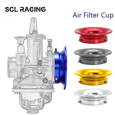 Cnc Carburetor Velocity Stacks Air Filter Cup Funnel Trumpet For Keihi