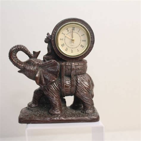 Elephant Clock Etsy