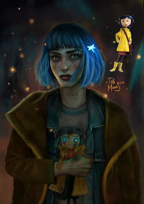 Coraline as Realistic Teenager by Tatí MoonS Coraline And Wybie