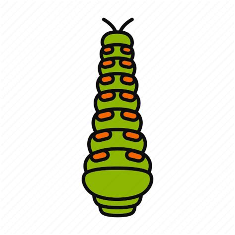 Animal Butterfly Caterpillar Insect Larva Pest Worm Icon