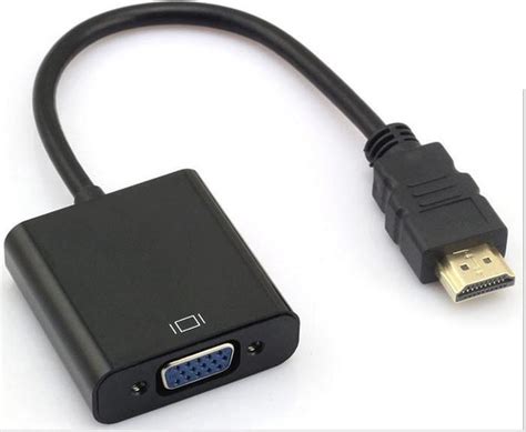 Hdmi Kabels Hdmi Naar Vga Adapter Hdmi Male To Vga Female Full Hd