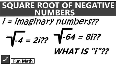 Square Root Of Negative Numbers Intermediate Maths 01 YouTube