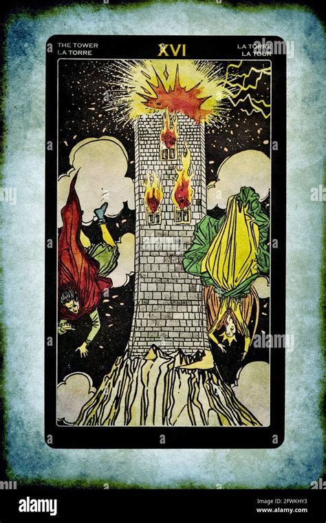 Tarot Card The Tower Hi Res Stock Photography And Images Alamy