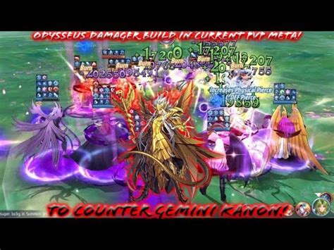 Saint Seiya Awakening Kotz Odysseus Damager Build To Counter Gemini