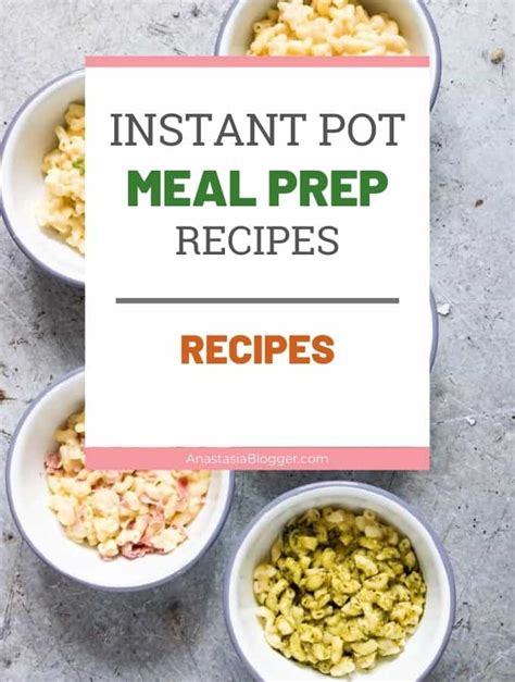 15 Quick And Easy Instant Pot Meal Prep Recipes