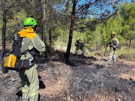 Efectivos Del Plan Infomur Controlan Un Conato De Incendio Forestal En