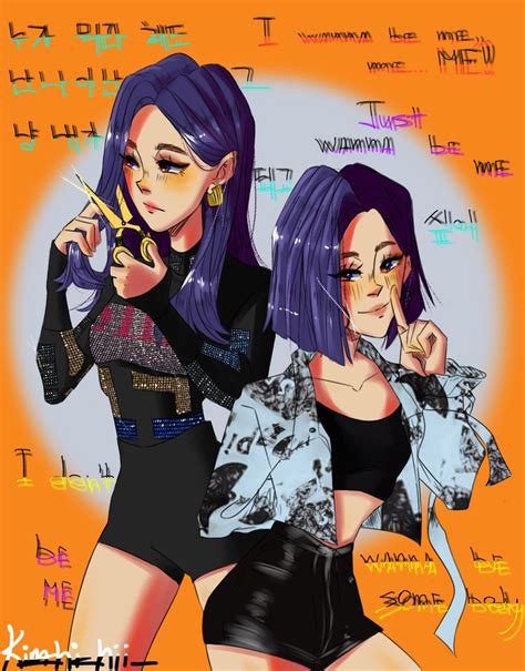 K Pop Art Fanart Itzy Wannabe Ryujin By Kimchichii Kpop Fanart Itzy