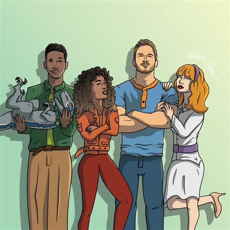 Jurassic World Dominion Scooby Doo Character Crossover Outfits