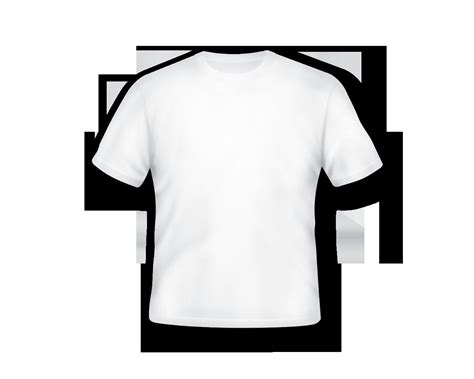 White T Shirt Template Png