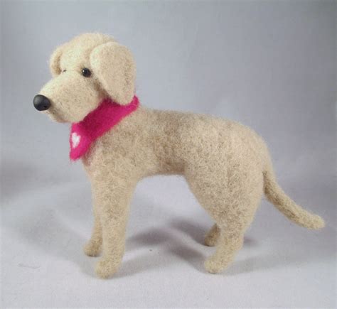 Needle Felted Lab Needle Felted Dog Needle Felted Animal