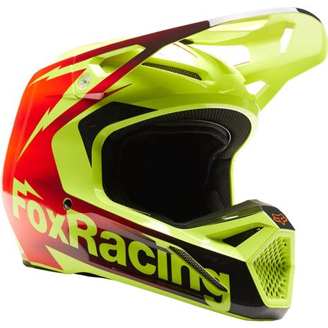 Fox Mx Helmet V Statk Red Yellow Maciag Offroad