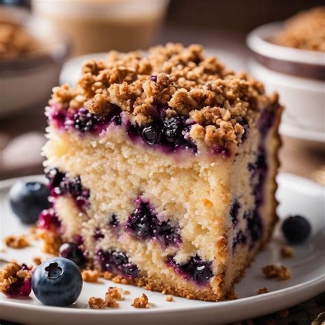 Brown Butter Blueberry Coffee Cake With Streusel Topping From 📌pin To Plate🍰