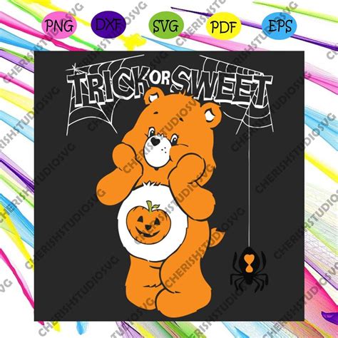 Care Bears Trick Svg Halloween Svg Bears Svg Bears Trick Svg Check