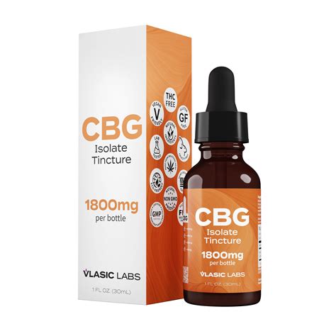 Cbg Isolate Tincture Vlasic Labs