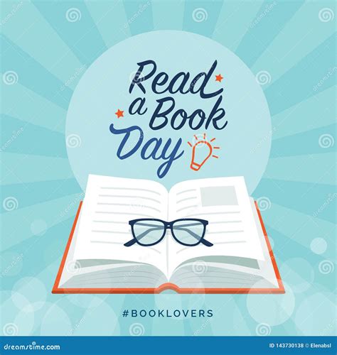 Read A Book Day Stock Vector Illustration Of Poster 143730138