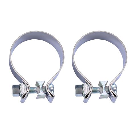 Pcs Narrow Band Exhaust Muffler Lap Joint Clamps