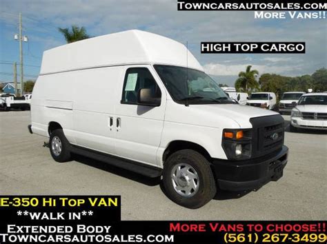 Ford E High Top High Roof Camper Van Rv Work Cargo Van Cargo Vans