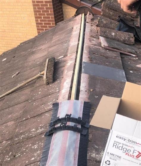 Dry Ridge Conversion Roofing Tiling Slating BuildHub Org Uk