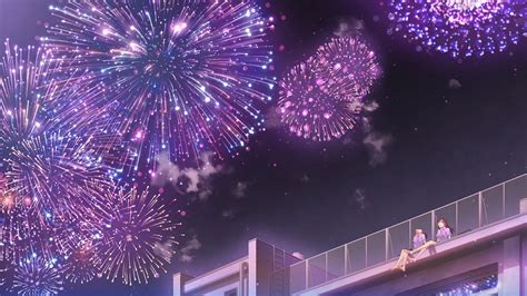 Anime Firework Wallpapers Wallpaper Cave