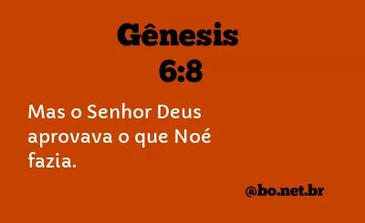 Gênesis 6 8 Bíblia