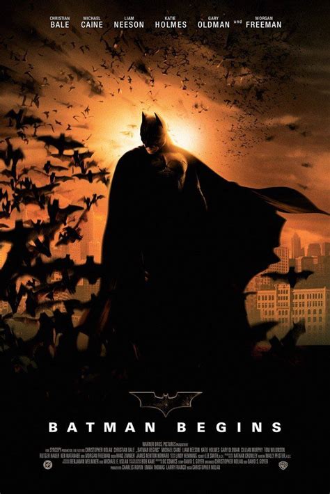 Batman Begins Poster Batman Begins Batman Begins Movie