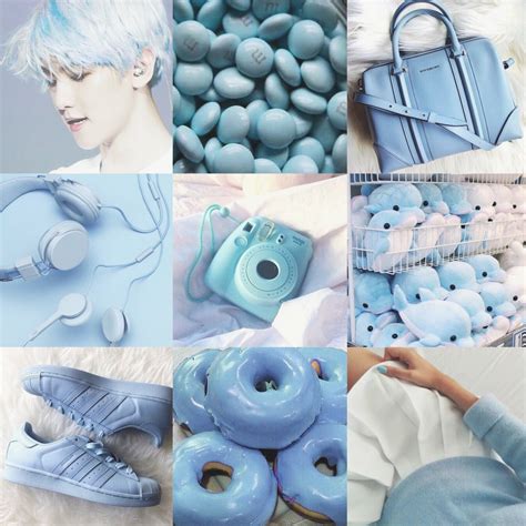 Aesthetic Baby Blue And Baekhyun Image 4511394 On Favim