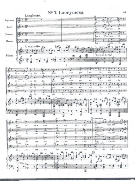 Ll Requiem K626 Lacrimosa Arr Izaiah Lutchman By Alexandre Amback